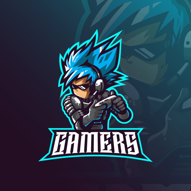 Gaming Logo Gamer Vector Design Images, Pro Gamer Gaming Logo