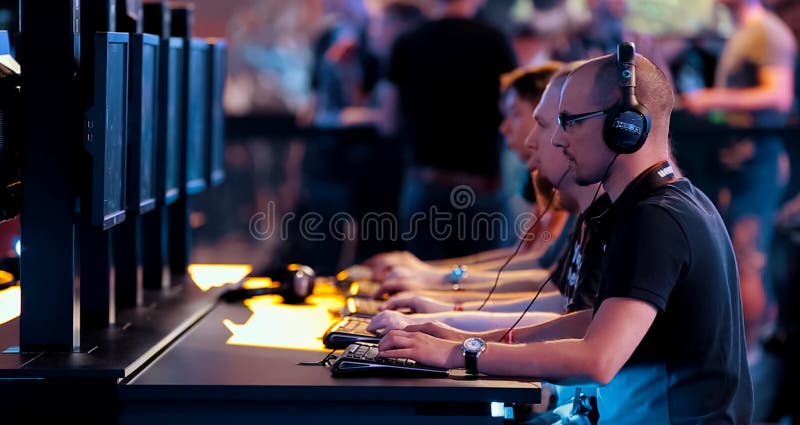 Valorant is a free-to-play first-person hero online shooter. Video computer  game. Man play video game on laptop Stock Photo - Alamy