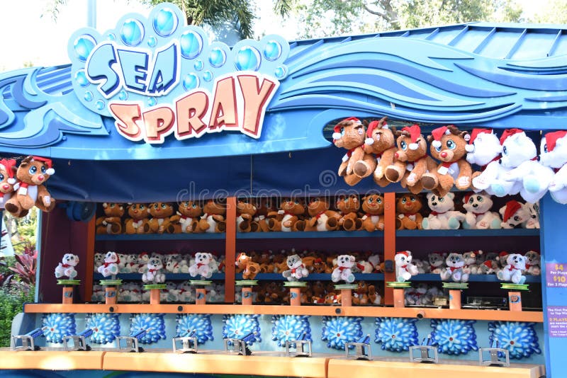 Games at SeaWorld Orlando in Florida Editorial Stock Photo Image of