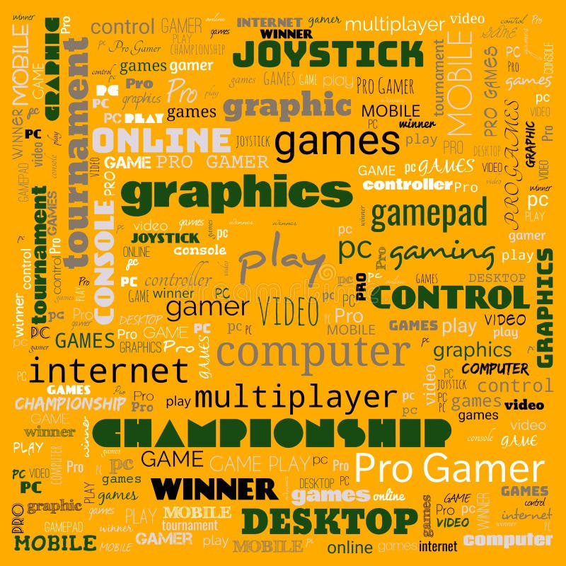 Games Word Cloud This Word Cloud Use For Banner Painting Motivation Web Page Website Background T Shirt Shirt Printing Stock Illustration Illustration Of Matrix Virtual