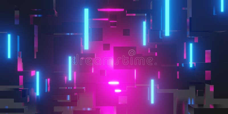 Gaming Background Abstract, Cyberpunk Style of Gamer Wallpaper, Neon Glow  Light of Scifi Metaverse Stock Illustration - Illustration of display,  backdrop: 245139259