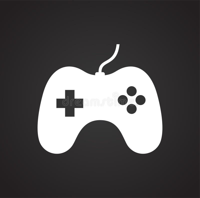 Gaming icon on background for graphic and web design. Simple vector sign. Internet concept symbol for website button or stock illustration