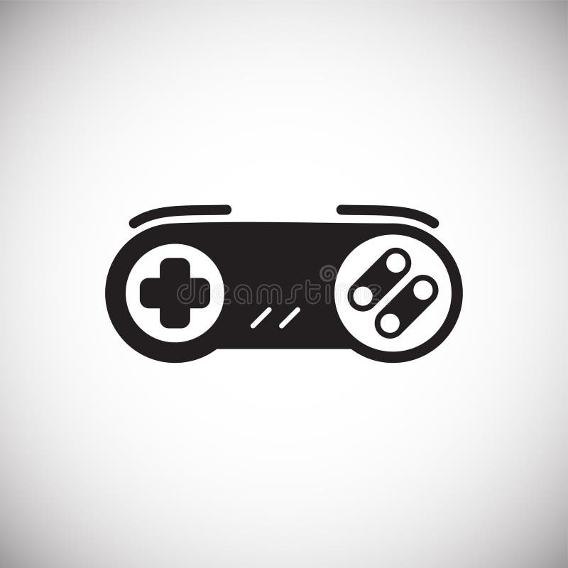 Gaming icon on background for graphic and web design. Simple vector sign. Internet concept symbol for website button or royalty free illustration
