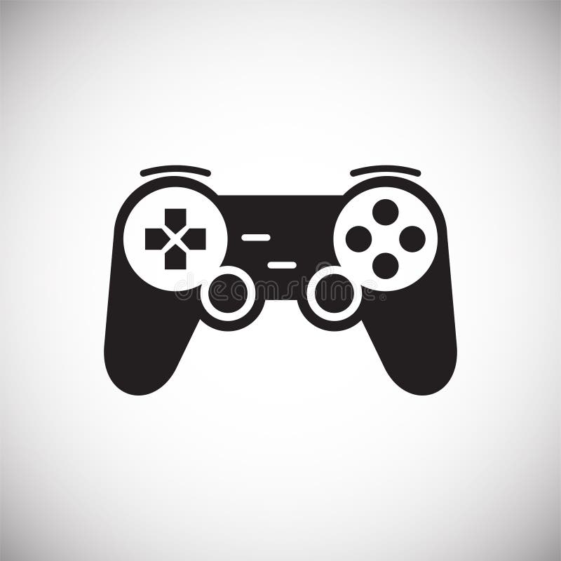 Gaming icon on background for graphic and web design. Simple vector sign. Internet concept symbol for website button or mobile app