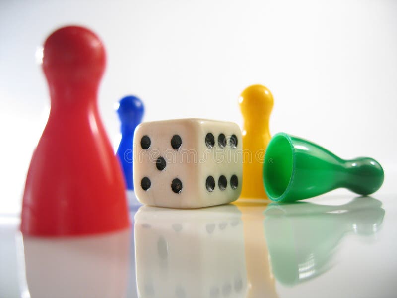 Gaming pieces stock photo. Image of turn, pieces, dice 564510