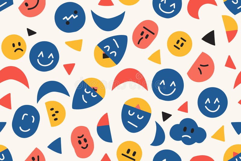 Gamins memphis conception géométrique textile motif transparent. style rétro années 70. cercles simples points couleur jaune mode illustration libre de droits