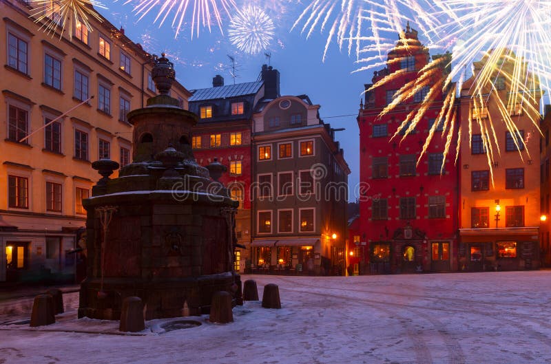 Gamla Stan at night, Stockholm