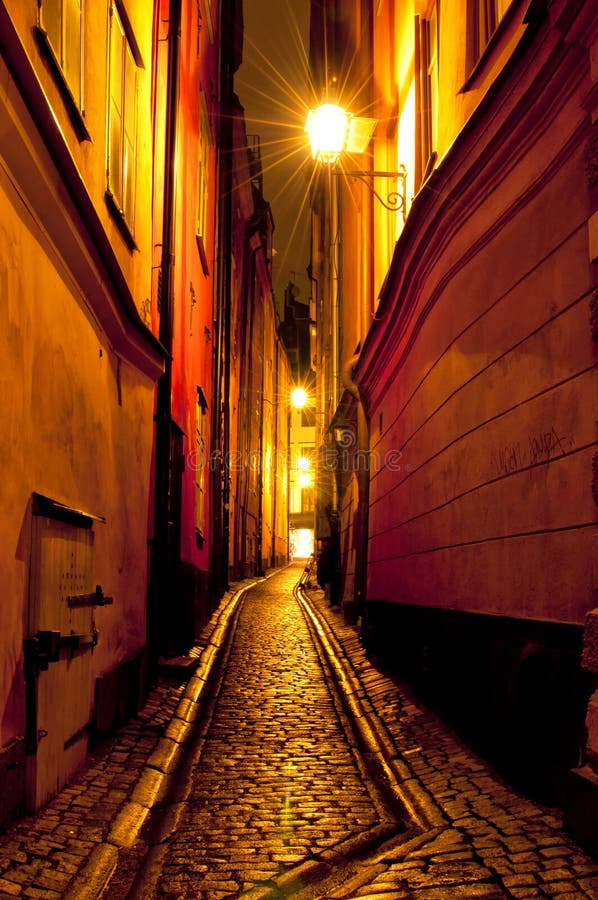 Gamla Stan,The Old Town in Stockholm, Sweden