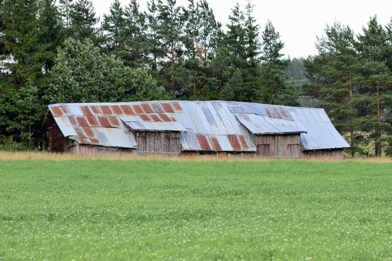Gammal barnhouse royaltyfri bild Gammal barnhouse royaltyfri bild