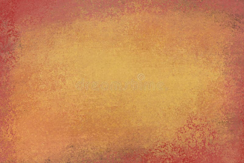 Gammal bekymrad bakgrundsdesign med urblekt grungetextur i färger av brun och orange guld vektor illustrationer