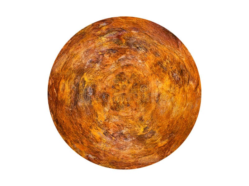 Gammal rostig sphere arkivfoton