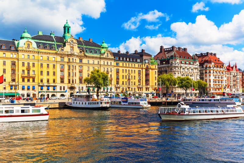 Gammal stad i Stockholm, Sverige arkivbild Gammal stad i Stockholm, Sverige arkivbild