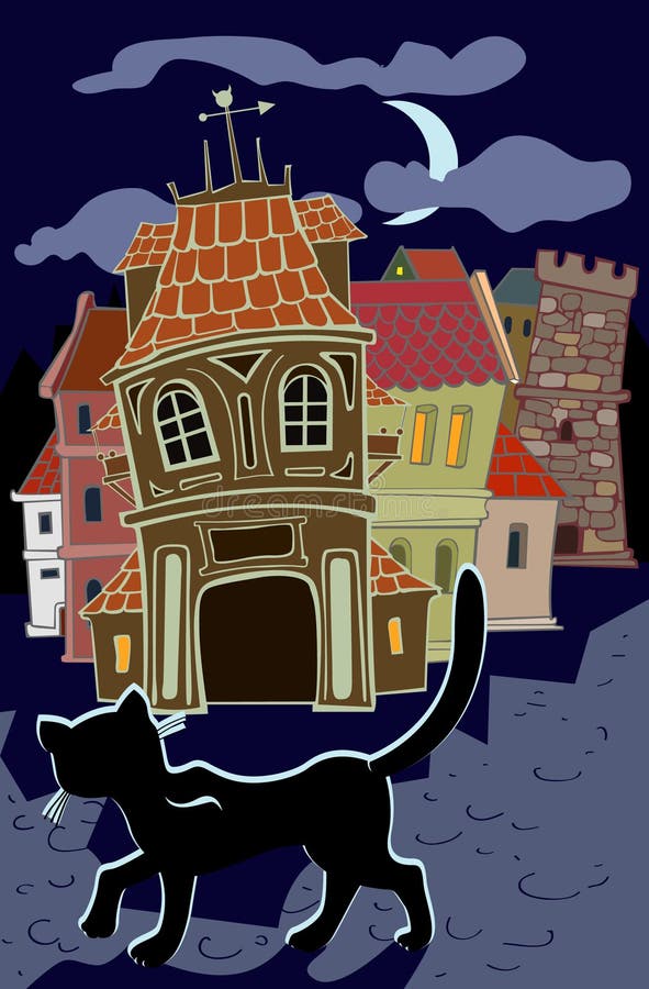 Download Gammal town vektor illustrationer. Illustration av town - 19790749