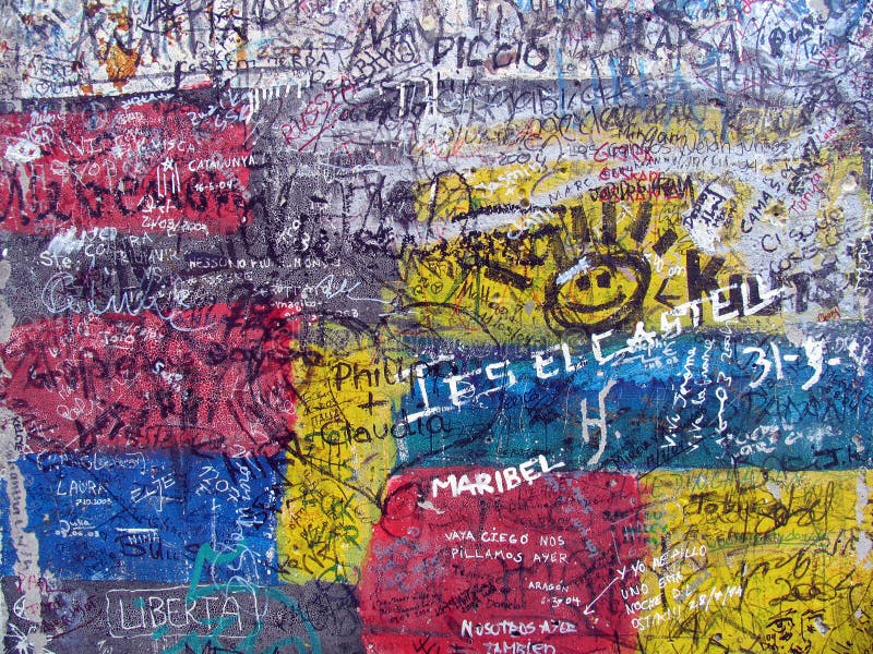 gammal vägg för berlin grafitti royaltyfri foto gammal vägg för berlin grafitti royaltyfri foto