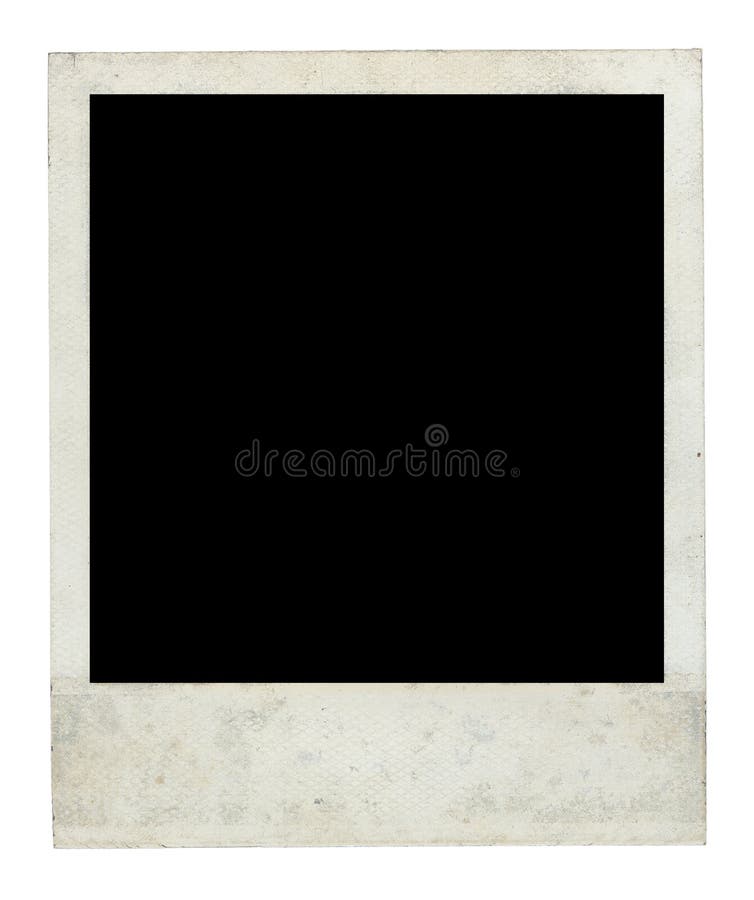 Gammalt smutsa ner polaroiden inramar beklär sidan fotografering för bildbyråer