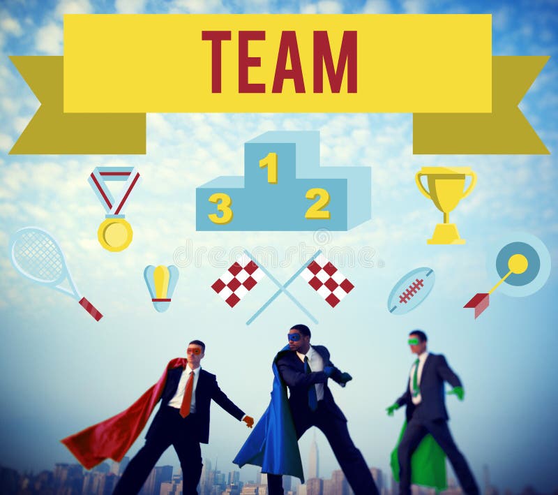 Ganador que entrena a Team Sport Event Graphic Concept ilustración del vector Ganador que entrena a Team Sport Event Graphic Concept ilustración del vector