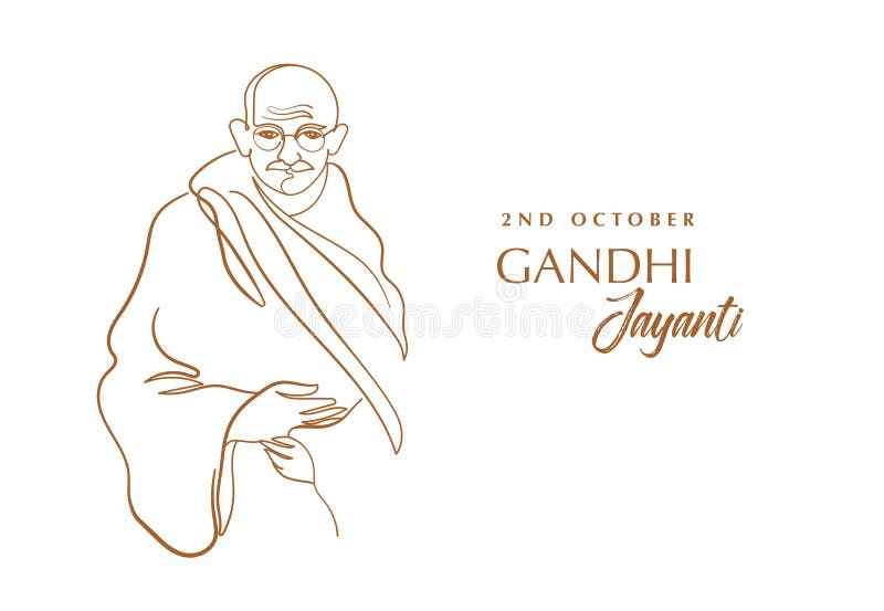 How To Draw Mahatma Gandhi  Mahatma Gandhi Drawing Easy Transparent PNG   550x720  Free Download on NicePNG