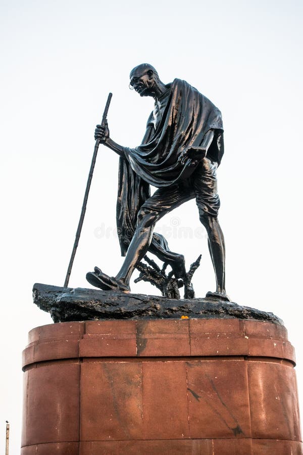 Gandhi statue on sea front in Chennai, Tamil Nadu, India. Gandhi statue on sea front in Chennai, Tamil Nadu, India