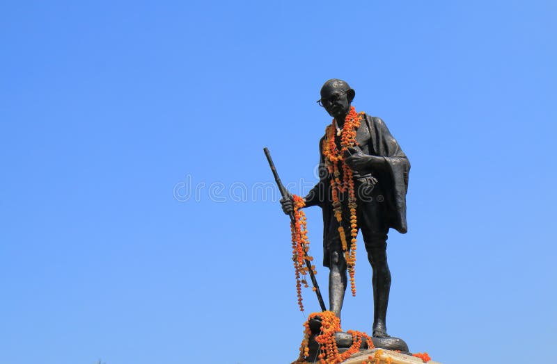 Mahhatma Gandhi statue at Sajjan Nivas park Udaipur India. Mahhatma Gandhi statue at Sajjan Nivas park Udaipur India.