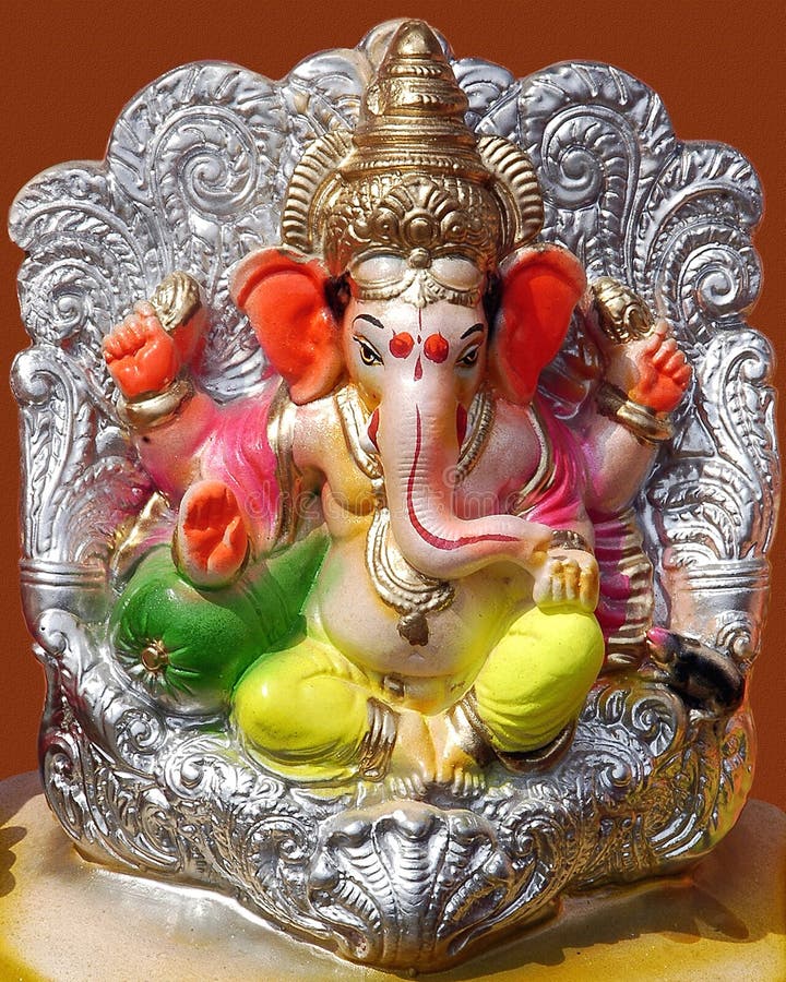 A life-like clay model of Lord Ganesha is made 2-3 months prior to the day of Ganesh Chaturthi. The size of this idol may vary from 3/4th of an inch to over 25 feet. On the day of the festival, it is placed on raised platforms in homes or in elaborately decorated outdoor tents for people to view and pay their homage. A life-like clay model of Lord Ganesha is made 2-3 months prior to the day of Ganesh Chaturthi. The size of this idol may vary from 3/4th of an inch to over 25 feet. On the day of the festival, it is placed on raised platforms in homes or in elaborately decorated outdoor tents for people to view and pay their homage.