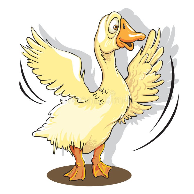  Ganso ilustração royalty free