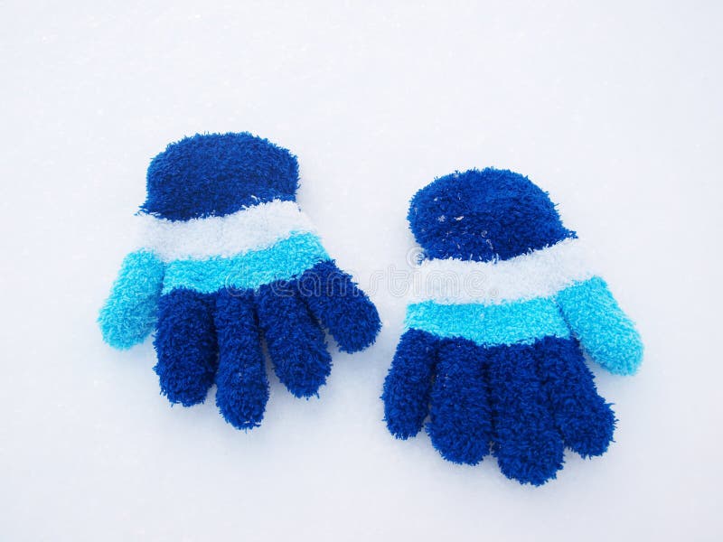 2 Paires De Gants Enfant Lilo Et Stitch Disney Violet Et Bleu Bleu