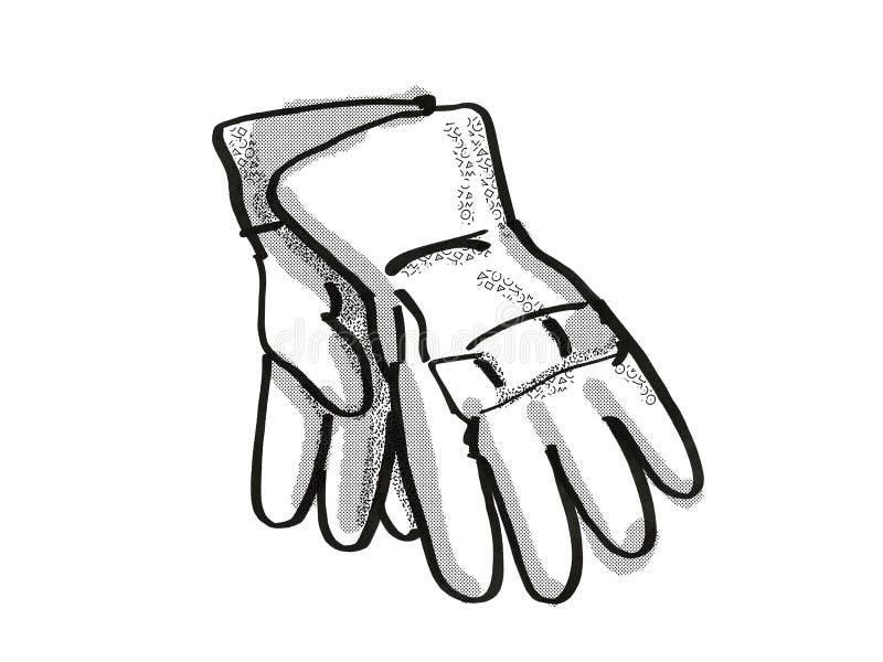 gants de travail isolés dans un style plat. gants de jardinage jaunes pour  l'agriculture. protection réfractaire des mains. 5694244 Art vectoriel chez  Vecteezy