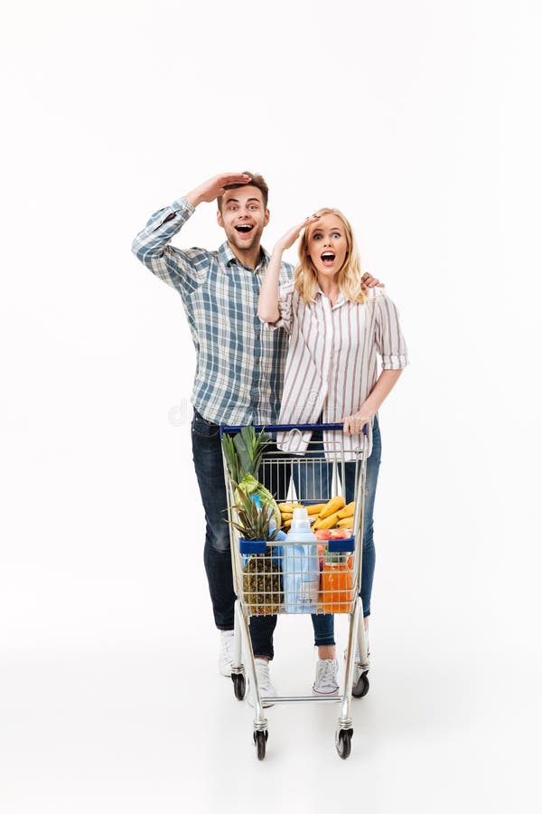 Ganzaufnahme eines netten Paares lizenzfreies stockbild Ganzaufnahme eines netten Paares lizenzfreies stockbild