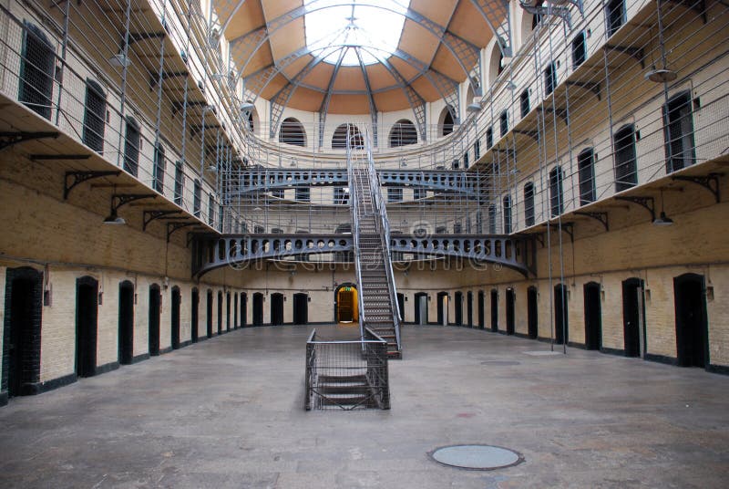 Gaol di Kilmainham - vecchia prigione di Dublino immagine stock libera da diritti Gaol di Kilmainham - vecchia prigione di Dublino immagine stock libera da diritti