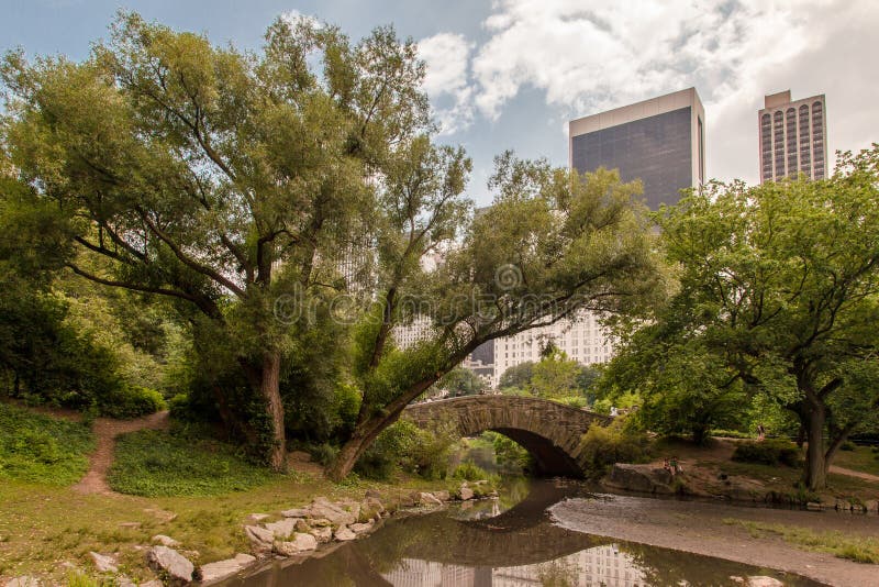 Gapstow Bridżowy Centrali Park Miasto Nowy Jork zdjęcie stock Gapstow Bridżowy Centrali Park Miasto Nowy Jork zdjęcie stock