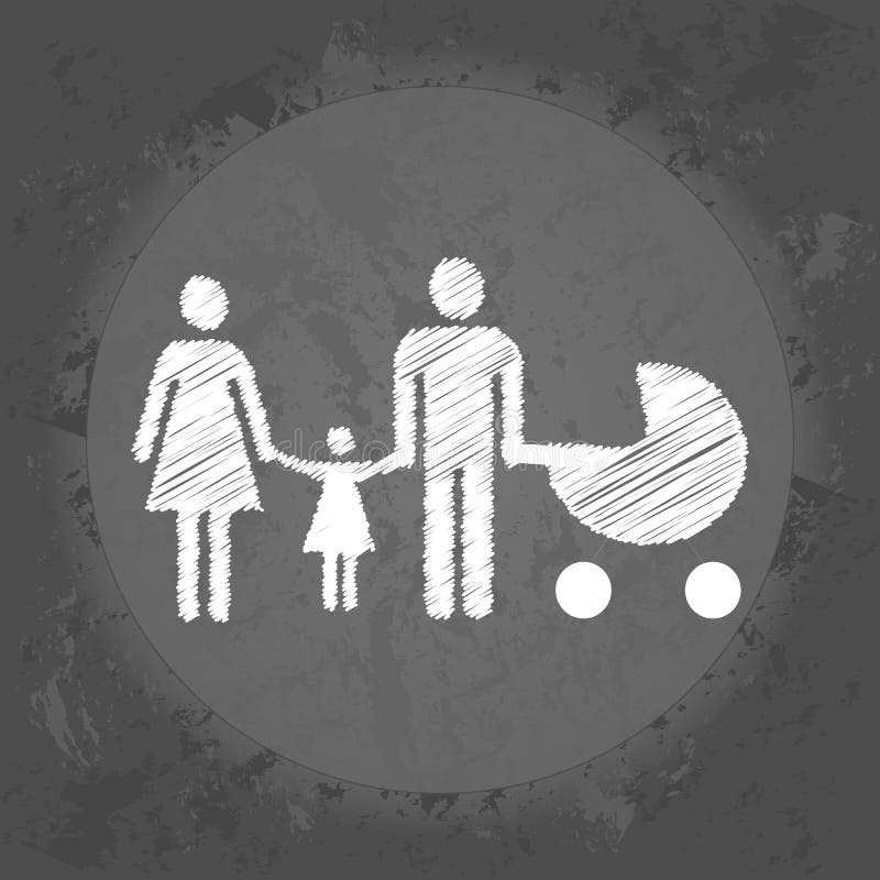 Garabatee El Papa Y A La Mama Del Icono Con El Bebe En Cochecito En Fondo Gris Del Vintage Ilustracion Del Vector Ilustracion De Amor Familia Garabatee El Papa Y A La Mama Del Icono Con El Bebe En Cochecito En Fondo Gris Del Vintage Ilustracion Del Vector Ilustracion De Amor Familia