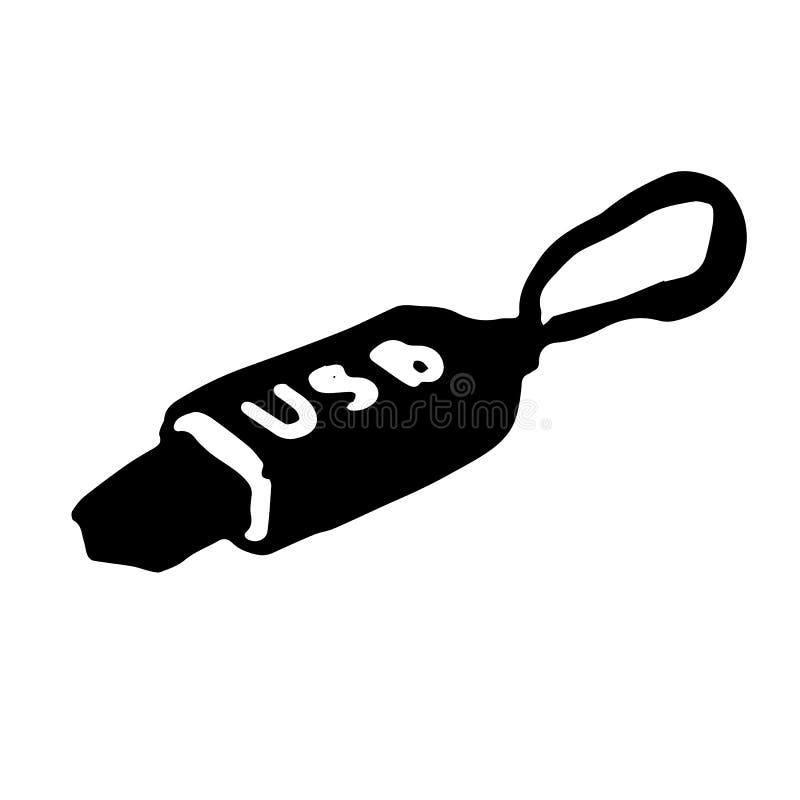 Garabato dibujado mano de memoria USB Icono del estilo del bosquejo Elemento de la decoraci?n Aislado en el fondo blanco Dise?o p stock de ilustración Garabato dibujado mano de memoria USB Icono del estilo del bosquejo Elemento de la decoraci?n Aislado en el fondo blanco Dise?o p stock de ilustración