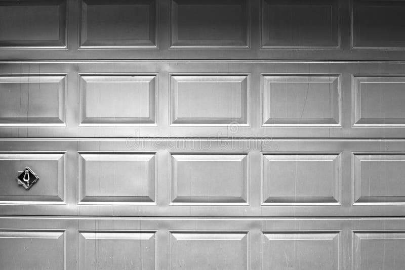 Garage door with lock. stock photo. Image of door, modern 80440572