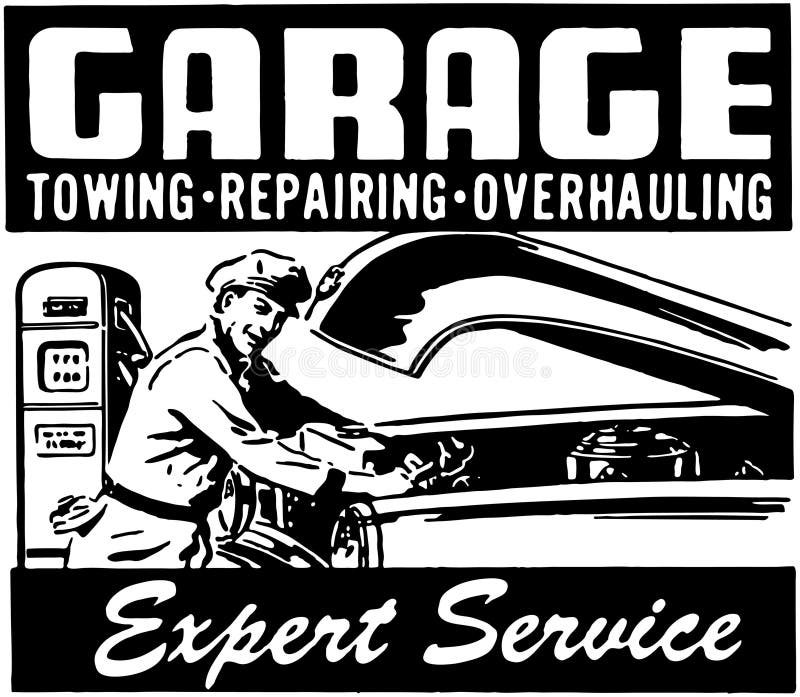 Garage Expert Service stock vector. Illustration of serviceman 42097418