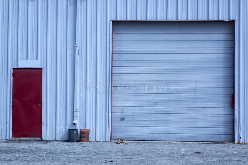 Garagedeur royalty-vrije stock afbeelding Garagedeur royalty-vrije stock afbeelding