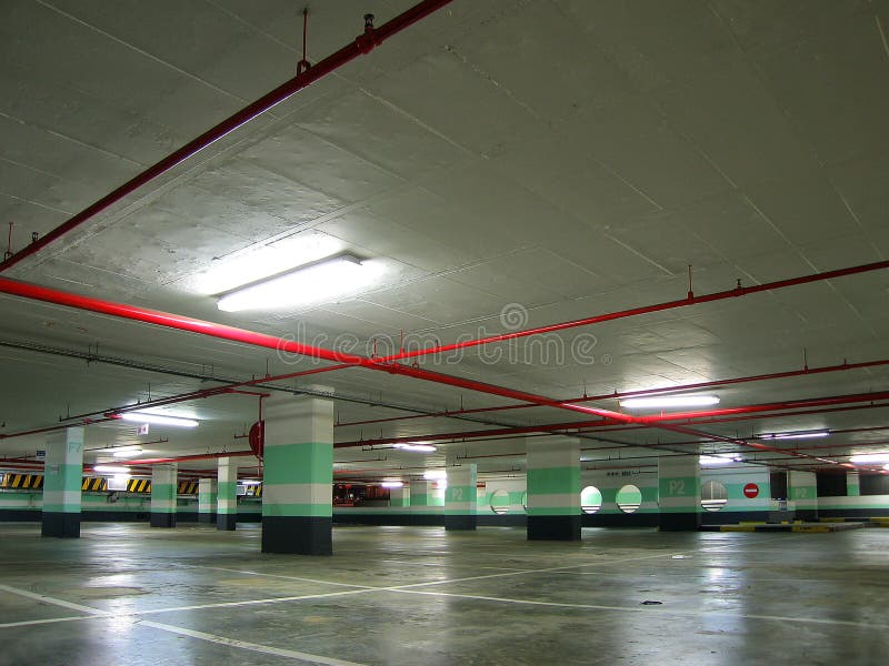 Garagem de estacionamento