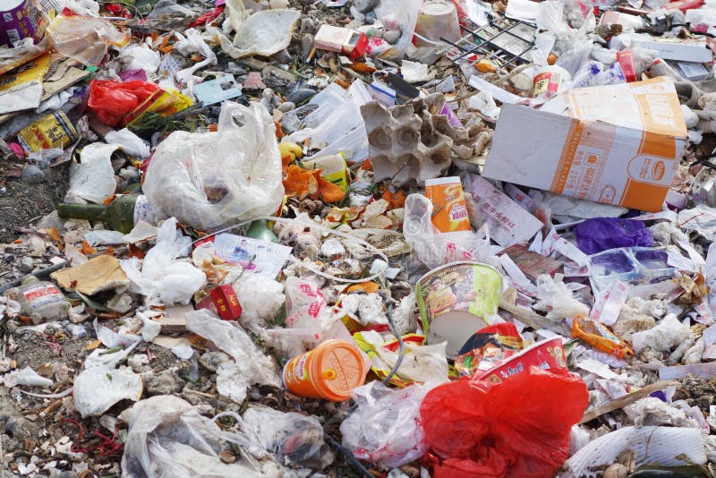 Garbage stock photo