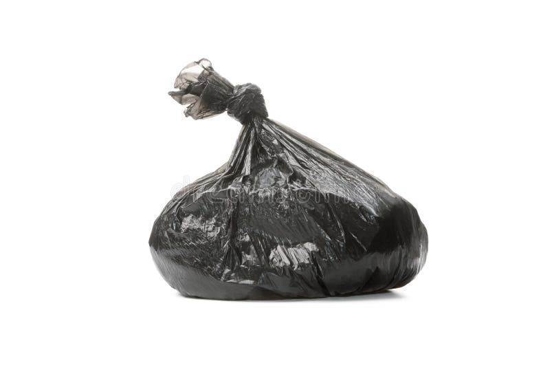 Tied Black Rubbish Bag Stock Photo, Picture and Royalty Free Image. Image  10864946.