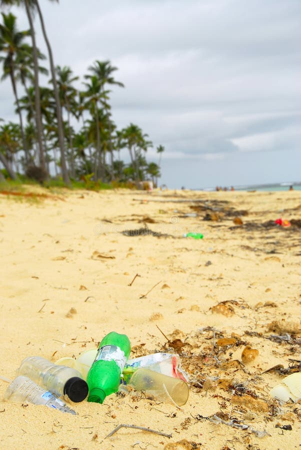 Garbage on the beach