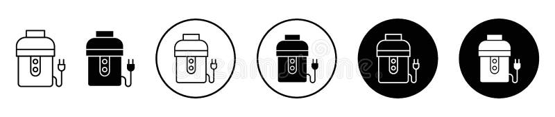 Garbage disposal icon vector set on white background vector illustration