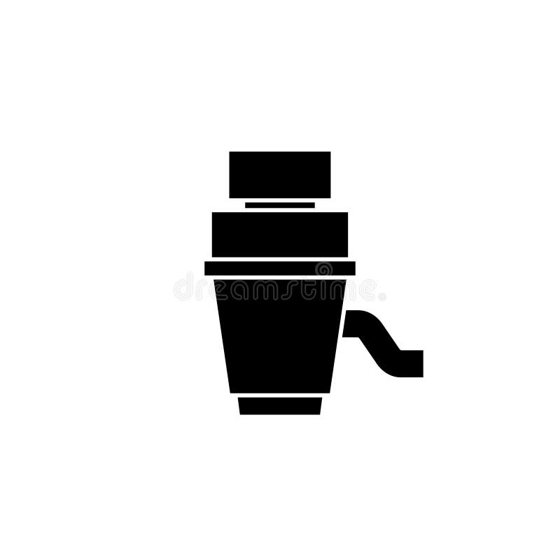 Garbage disposal unit icon royalty free illustration