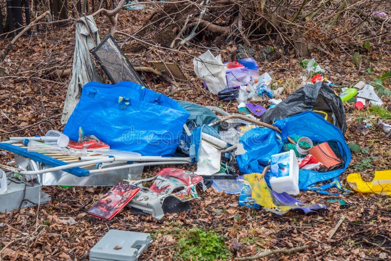 Garbage Dump In The Forest Environmental Pollution Editorial Stock Garbage Dump In The Forest Environmental Pollution Editorial Stock