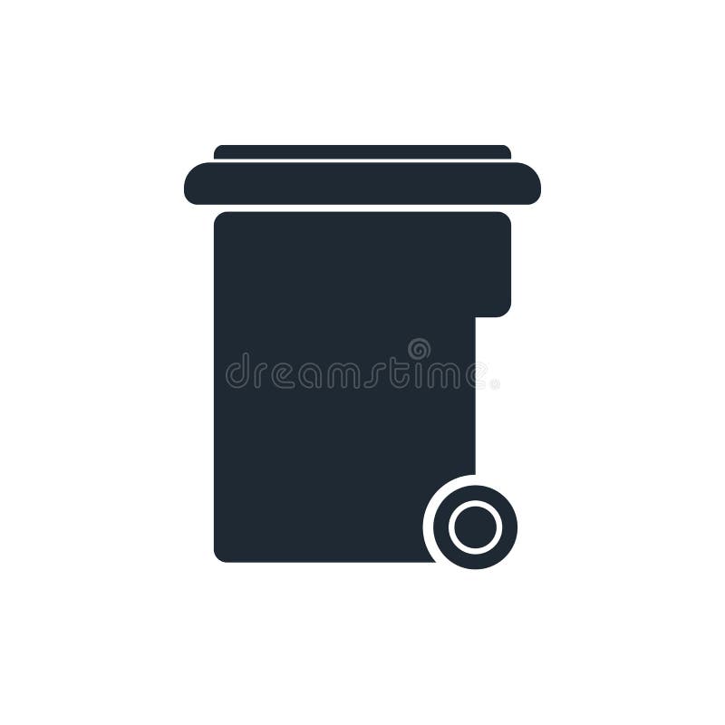 Garbage icon trash sign royalty free illustration