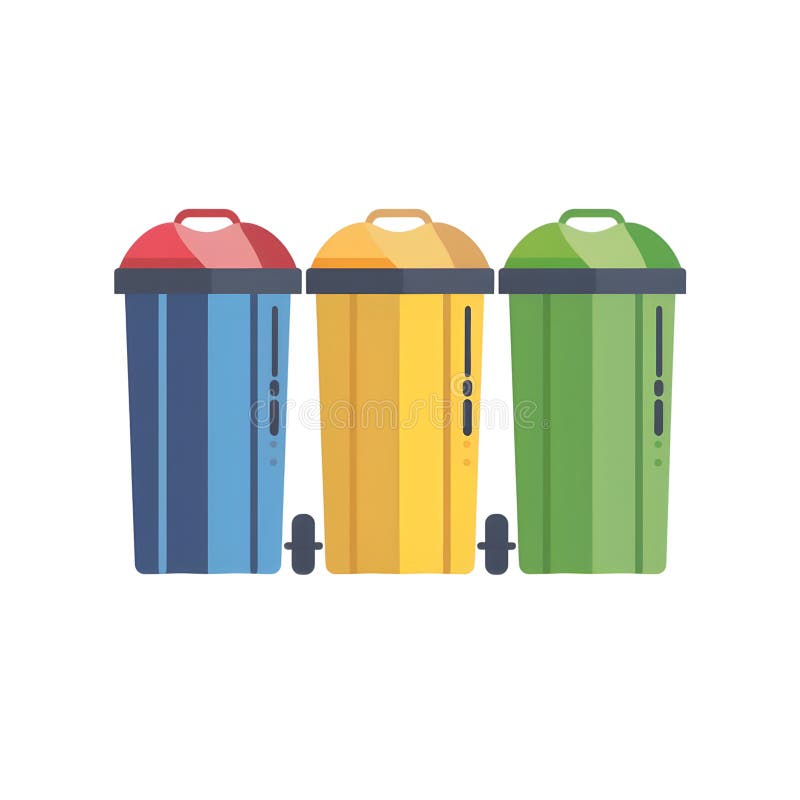 Garbage icon against transparent background Generated by Ai royalty free illustration