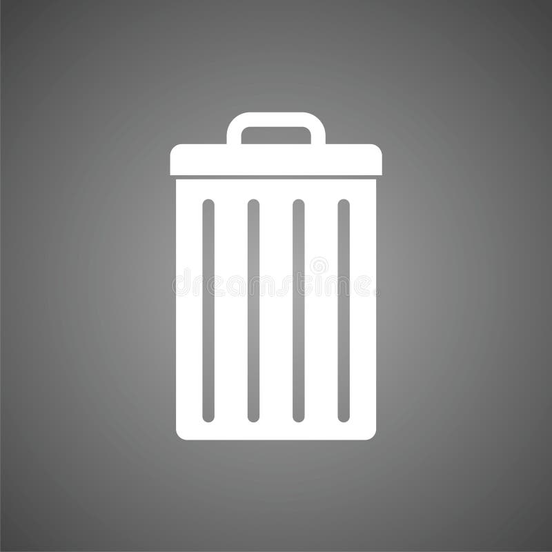 Garbage Icon royalty free illustration