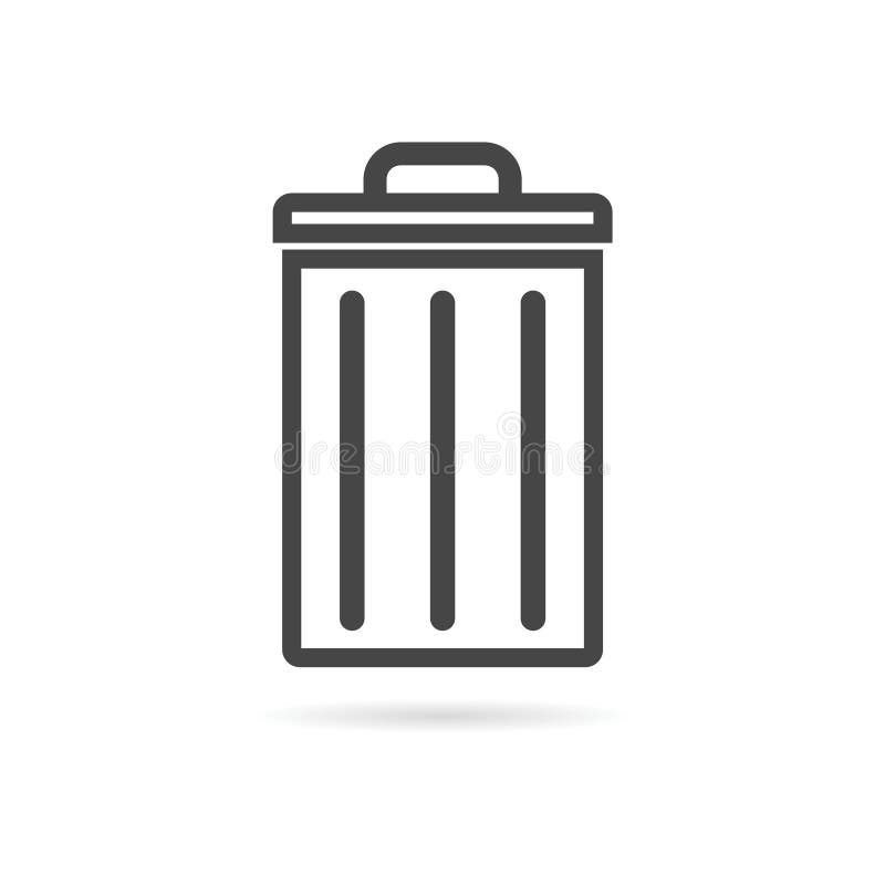 Garbage Icon stock illustration
