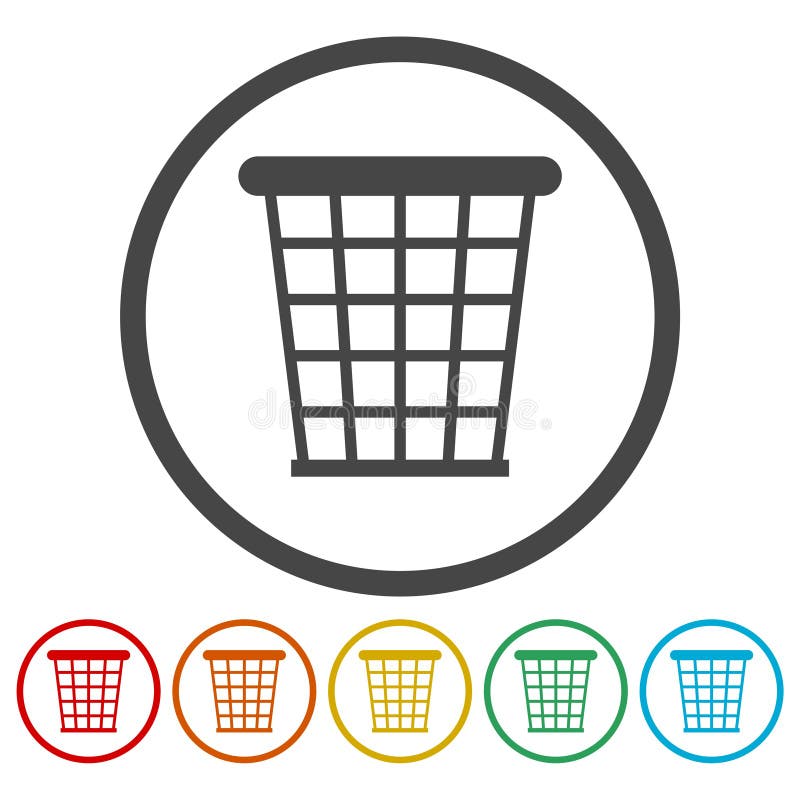 Garbage Icon stock illustration
