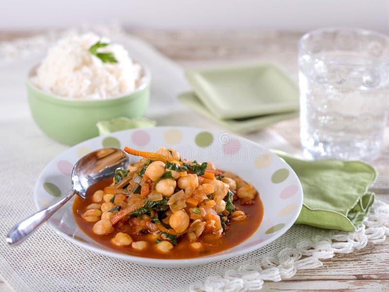 Garbanzo bean chickpea soup