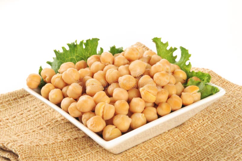Garbanzo beans stock photo. Image of legume, napkin, towel 35633872