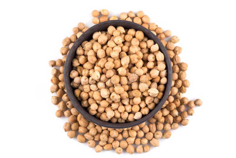 Garbanzo En El Fondo Blanco Imagen de archivo Imagen de garbanzo